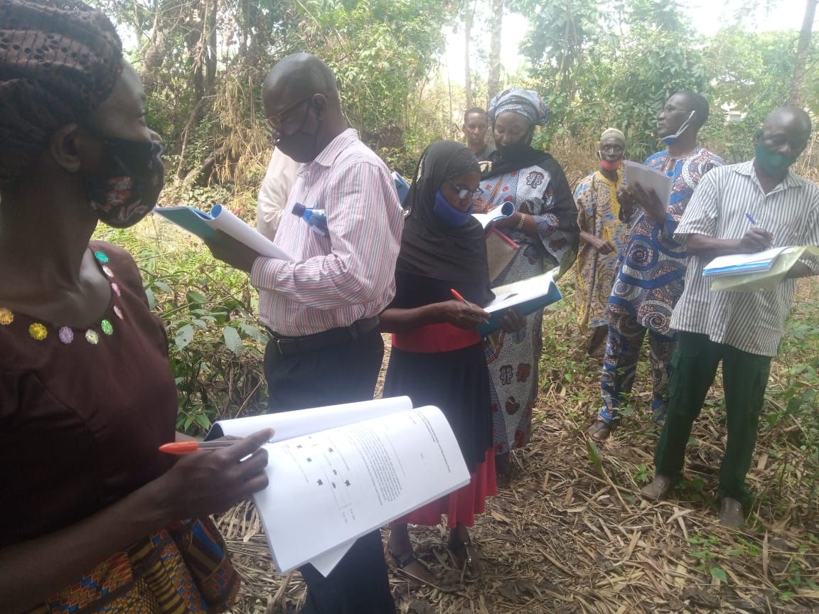 Community members working together on forest conservation
